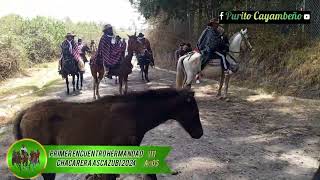 Cabalgata de hermandad Ascazubi 2024 en sus fiestas🥁🎺🤠🐎🐎entretenimiento [upl. by Amerigo990]