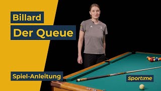 Spielanleitung Billard  Der Queue [upl. by Eslud]