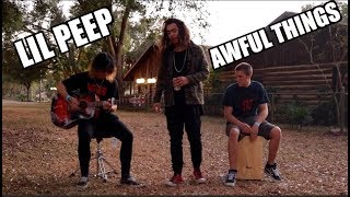 lil peep x lil tracy  awful things live Acoustic cover by Max Roll [upl. by Weiler]