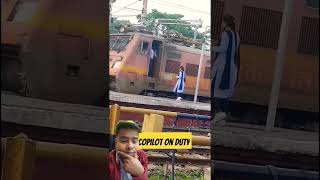 😂😂😂train locopilet indianrailways locomotive railway trainworld vlog trainlocomotive rail [upl. by Tatiania563]