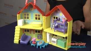 Peppa Pigs Peek n Surprise Playhouse from FisherPrice [upl. by Mallissa]