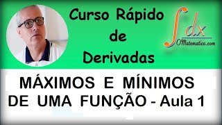 Grings  Máximos e Mínimos de uma Função   Aula 1 [upl. by Aluino]