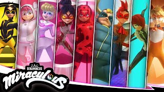 MIRACULOUS  🐞 TRANSFORMACIONES ☯️  TEMPORADA 4  Las Aventuras de Ladybug [upl. by Tama]