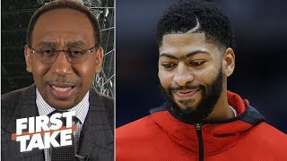 Magic Johnson can’t risk losing out on Anthony Davis to the Clippers – Stephen A  First Take [upl. by Docilla]