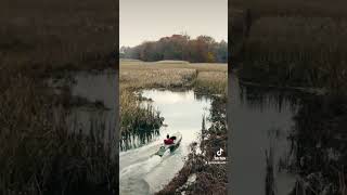 Mokai cruising through the marsh tinyboat boats fishing hunting [upl. by Evvy674]