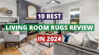 10 Best Living Room Rugs In 2024 Review For Home Decor [upl. by Aicenad]