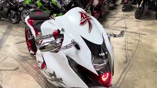 Suzuki Hayabusa 2023 Full Custom Build Check this out All Things Chrome 6154312294 [upl. by Dambro]