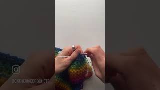 Crocheting a moss stitch C2C blanket with tutorial from emmacmakes crochetblanket crochet [upl. by Tneicniv]