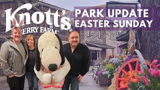 Knotts Update  Ride Closures  Easter Service  Rainy Day [upl. by Ettinger]