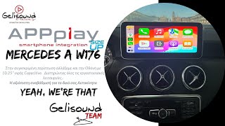 Mercedes A Class 2014 APPplay Apple CarPlay AndroidAuto MirroLink [upl. by Lepper]