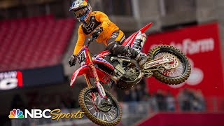 Supercross Round 2 at Glendale  EXTENDED HIGHLIGHTS  11219  NBC Sports [upl. by Tibbetts646]