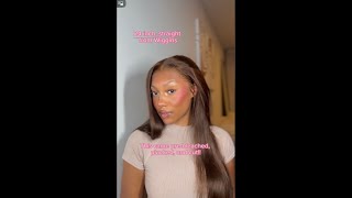 This wig is currently my FAVVVVVVV from Hair Store wigginshair wiginstall wigtutorial [upl. by Digirb370]