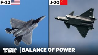 USA vs China Fighter Jets  Balance Of Power  Insider [upl. by Hey]