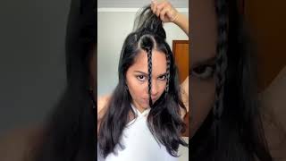 Penteado rápido e fácil para fazer sozinha [upl. by Atirhs]