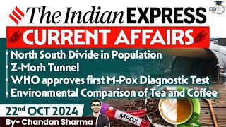 The Indian Express Newspaper Analysis  22 Oct 2024  Daily Newspaper Analysis  Current Affairs [upl. by Rebekkah645]