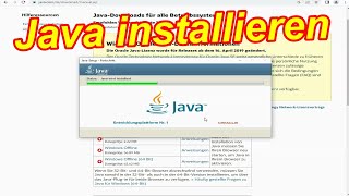 Java installieren  Anleitung Deutsch  Java auf Windows 10 amp 11 installieren  Tutorial [upl. by Oicatsana235]