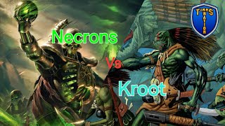 Warhammer Wednesday KROOT Vs Necrons [upl. by Aihsotal409]