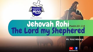 JEHOVAH ROHI  THE LORD MY SHEPHERD  Rev PULE NDLALA [upl. by Yasdnyl]