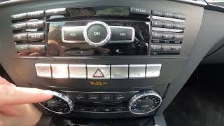 How to Turn On or Off Traction Control in Mercedes C W204 C63 AMG  20112014 [upl. by Hurley799]