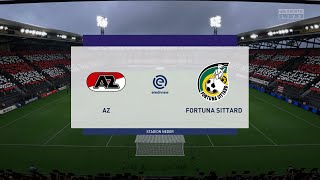 AZ Alkmaar vs Fortuna Sittard 01102023 Eredivisie FIFA 23 [upl. by Drewett169]