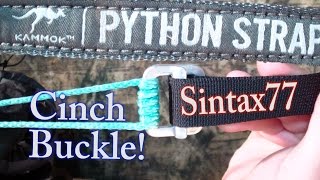 Python Straps vs Cinch Buckles  Hammock Suspension System Choices [upl. by Joacimah]