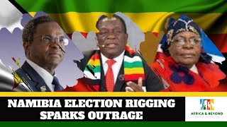 MNANGAGWAS ZANU PF RIGGED NAMIBIAN ELECTIONS USING 2023 TACTICS [upl. by Anirol]