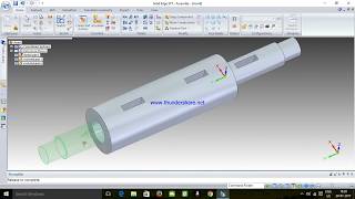 ASSEMBLY OF SLEEVE AND COTTER JOINT USING SOLID EDGE  SOLID EDGE TUTORIAL [upl. by Salohcin]