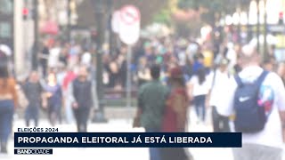 Começam as propagandas eleitorais para as eleições 2024 [upl. by Akinat]