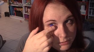 How I Put My Contact Lenses In One Handed [upl. by Yssirk]