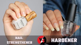 Nail Strengthener vs Hardener [upl. by Asiral]