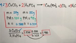 Reactivo Limitante y en Exceso gramos [upl. by Genna]