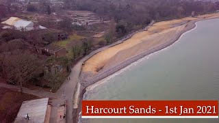 Harcourt Sands Site  Ryde Isle of Wight  January 2021 [upl. by Carhart]