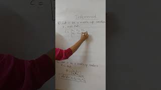 Determinants topic of class 12 mathematics part 1 RD Sharma [upl. by Aneda]