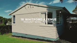 SOLD  16 Whitford Avenue Mt Wellington  Alex Ngo and Paresh Parshotam [upl. by Nessaj858]