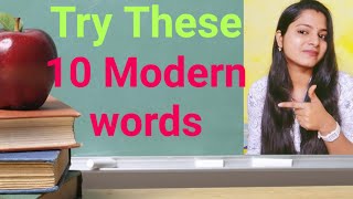 Try These😱 10 Modern Words And Improve Your English 👍 [upl. by Eislrahc758]