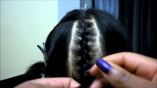 Aime tes cheveux 10  Tutoriel quotComment faire une tresse ou natte collée quot [upl. by Andrew955]