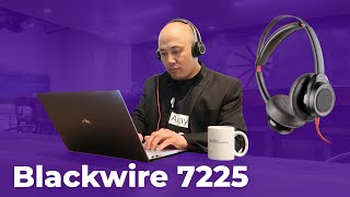 Plantronics Blackwire 7225 Wired Headset Overview [upl. by Winnah401]