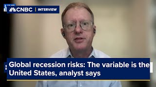 Global recession risks The variable is the United States analyst says [upl. by Mannos70]