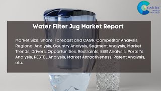 Water Filter Jug Market Report 2024  Forecast Market Size amp Growth [upl. by Annert]