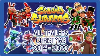 Subway Surfers All Trailers Christmas 20142023 [upl. by Zantos]