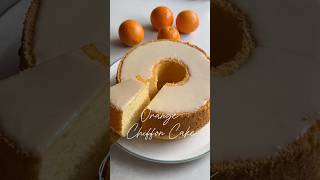 Bring out the oranges for this spongy and flavourful orangechiffoncake 🍊 orangechiffoncakerecipe [upl. by Telfore]