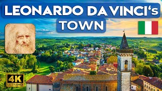 VINCI ITALY 4K 🇮🇹 The Medieval Town of LEONARDO DA VINCI Italy Walking Tour 4K 60fps [upl. by Collette]