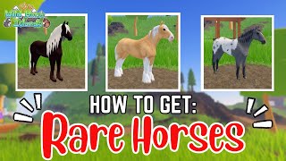 How to get RARE HORSES in Wild Horse Islands [upl. by Akemrej125]