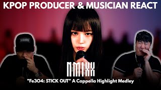 Musicians react amp review ♡ NMIXX  quotSTICK OUTquot A Cappella Medley [upl. by Philip977]