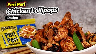 Peri Peri Chicken Lollipops using Smith amp Jones Masala  Easy and Delicious Recipe  Chef Harpal [upl. by Nussbaum]