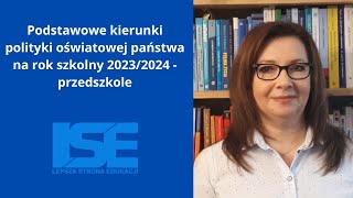 Podstawowe kierunki polityki oświatowej państwa [upl. by Savick823]