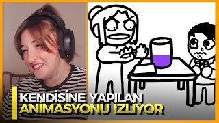 Pqueen  Pqueen Animasyonunu İzliyor gulo [upl. by Aivek]