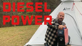 The Vevor Diesel HeaterA Diesel Powered Hot Tent [upl. by Akinahs785]