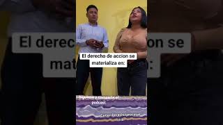 QUE ES EL DERECHO DE ACCION  D PROCESAL CIVIL [upl. by Dasha]