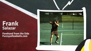 Tennis Forehand in Slow Motion [upl. by Eniotna]